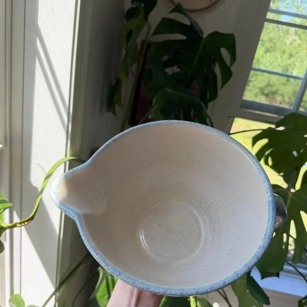 Vintage 1997 teamson stoneware heart mixing bowl